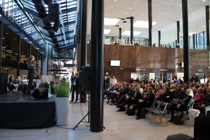 Tilhørere ved utdeling av Benjaminprisen