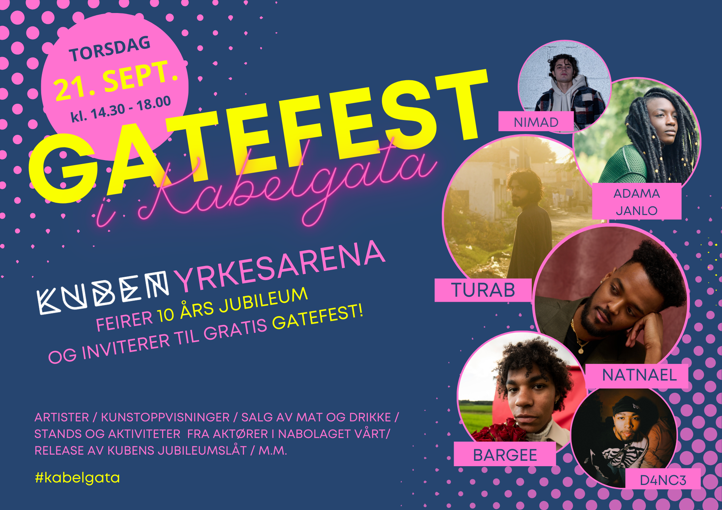 plakat for Kabelgatefest 21.september