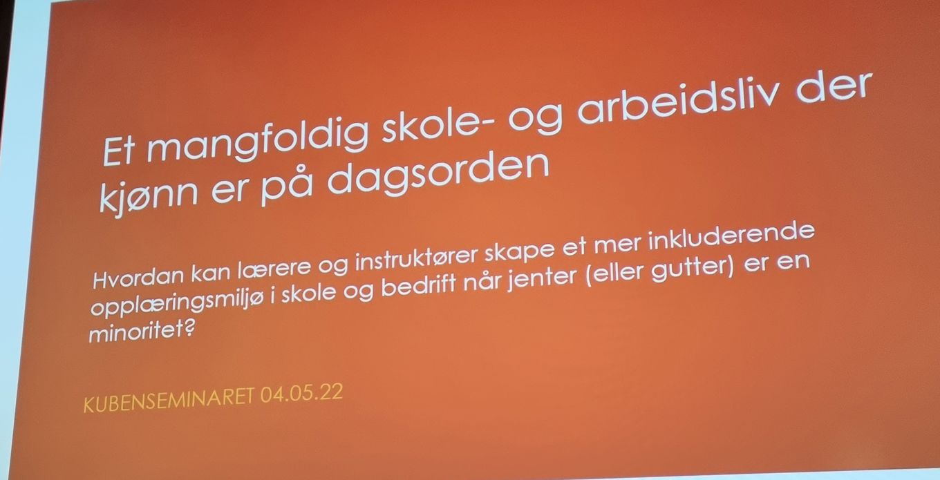 Foto: Ingunn M Eide, KKT Temaet til innleder Ellen Møller